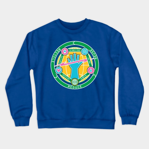 The Planet's Side Crewneck Sweatshirt by thom2maro